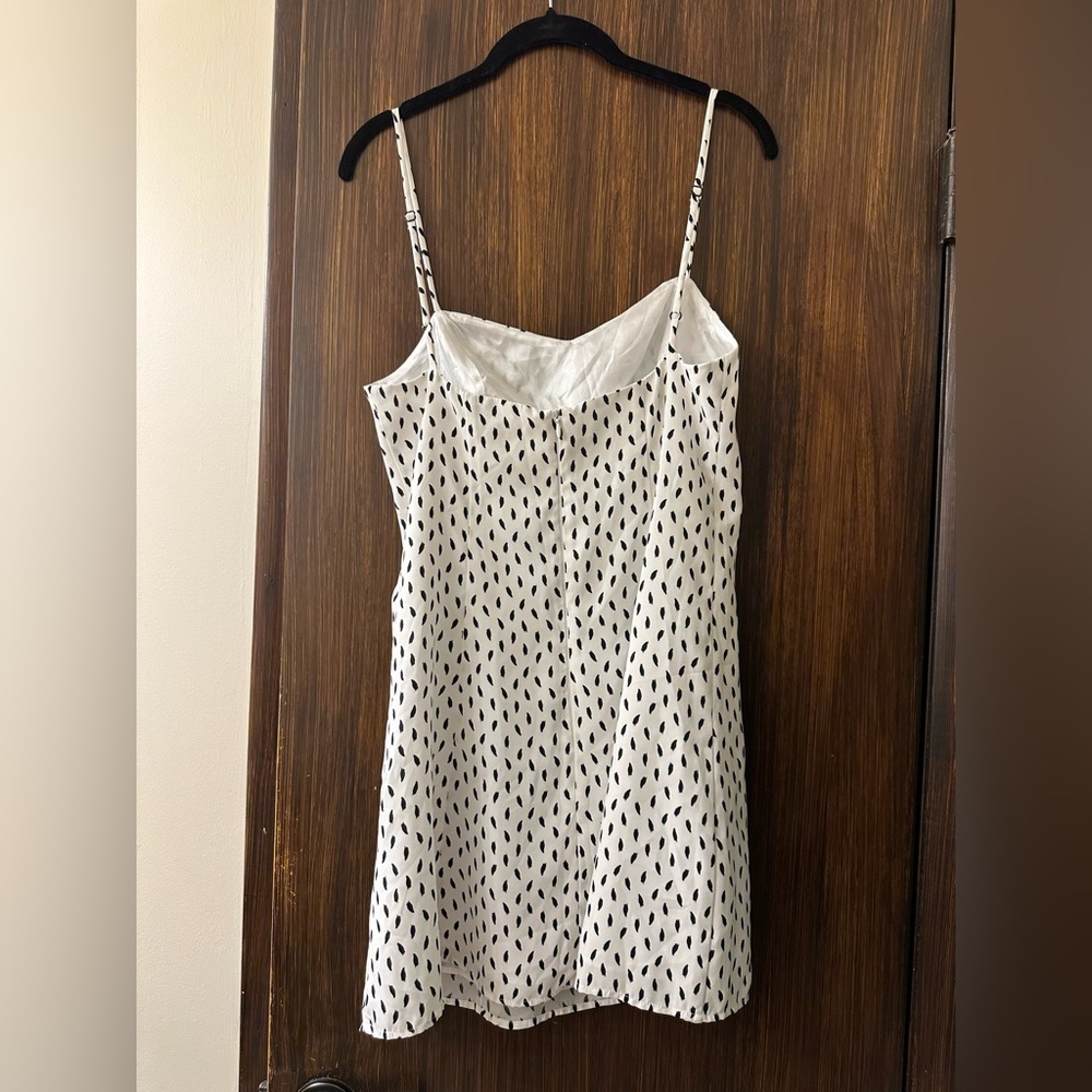 Sur La Cote Elsa Black And White Dot Dress Made In Usa (108) — image 6 of 8